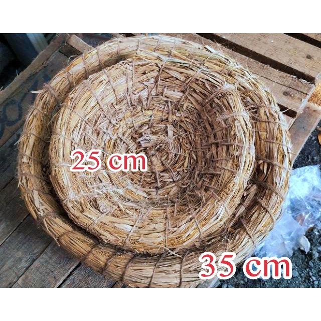 Sarang / Tarangan /  Susuh / Tempat Bertelur Jumbo Untuk Ayam Bebek Entok Asli dari jerami Padi diam