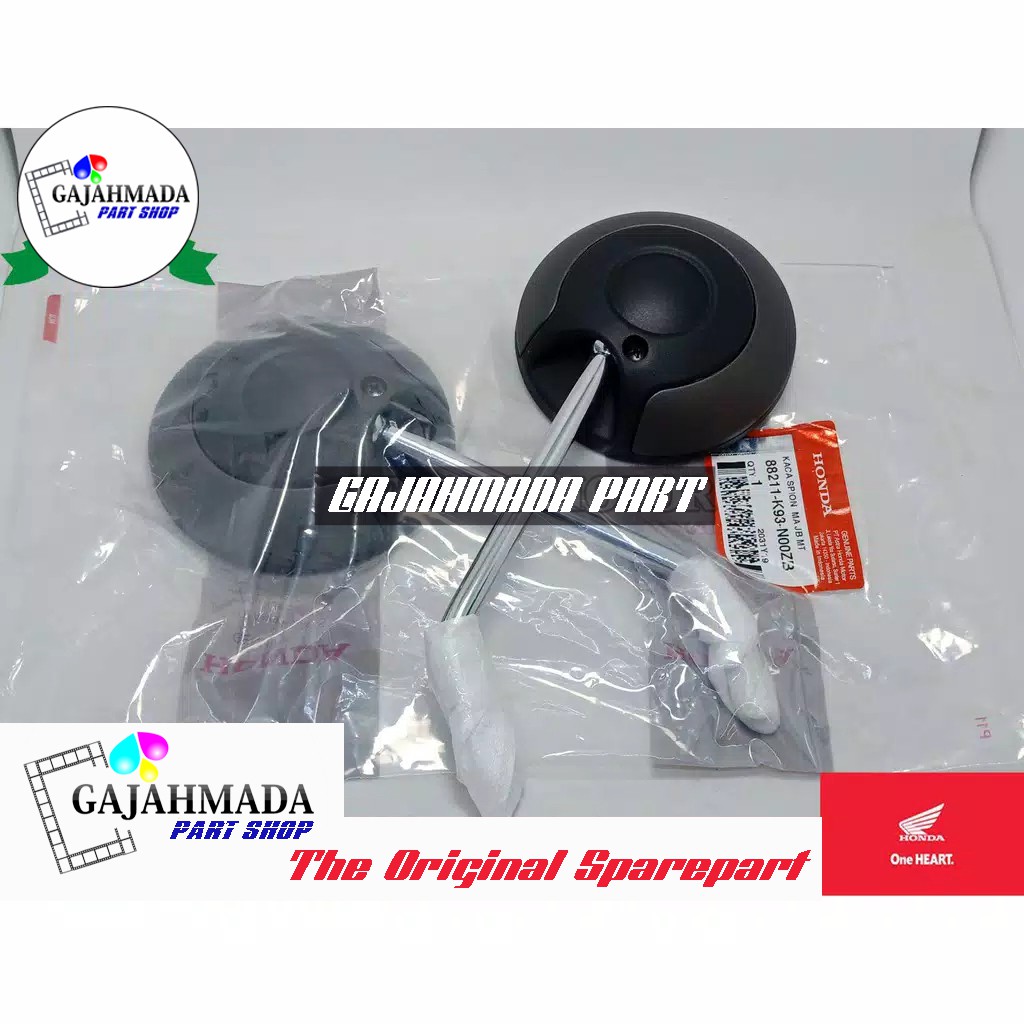 SPION NEW SCOOPY FI ESP BROWN SET  KANAN DAN KIRI ORIGINAL ASTRA HONDA MOTOR
