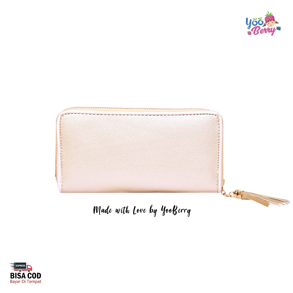 YooBerry Tas Clutch Bag Pesta Wanita Glitter Annie Dompet Impor Korea Berry Mart