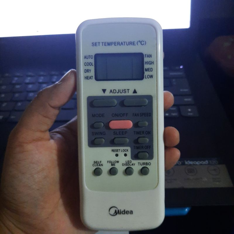 REMOTE REMOT AC MIDEA RN51A/BG-M SEPERTI ORIGINAL