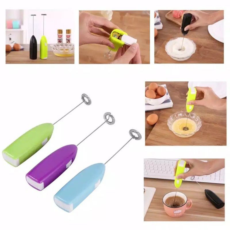 Electric Hand Mixer Mini - Hand Mixer Mini Elektrik Portable - Pengaduk Minuman - Mikser Elektrik