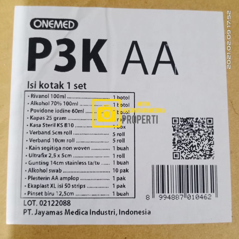 P3k AA Refil P3K ISI P3K