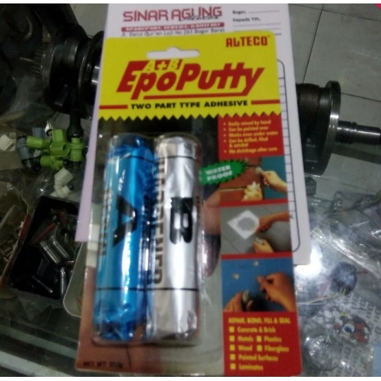 

lem porting alteco epoputty 100g lem mesin atau retak