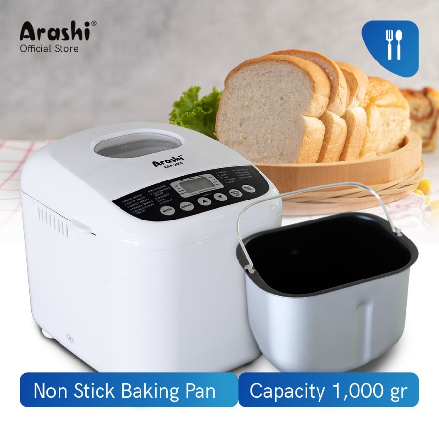 Arashi Digital Bread Maker ABA 2005 / Mesin Pembuat Roti Otomatis