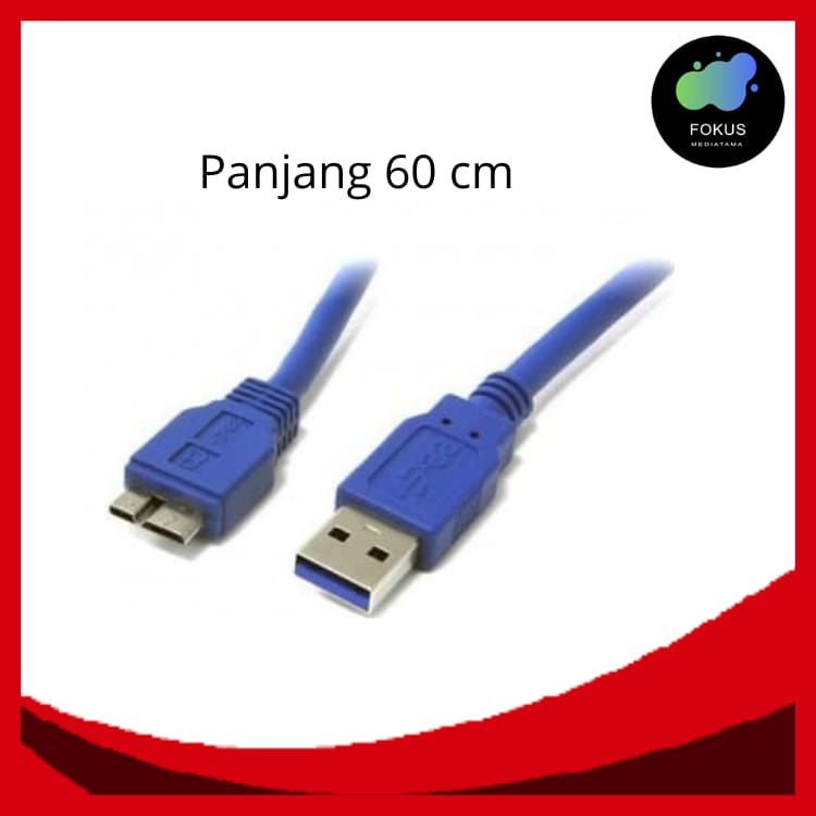 KABEL Cable USB 3.0 A (M) - Micro 60CM Round