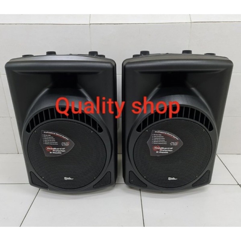 SPEAKER PASIF BOX FIBER BLACKSPIDER 12 INCH 2 UNIT ORIGINAL