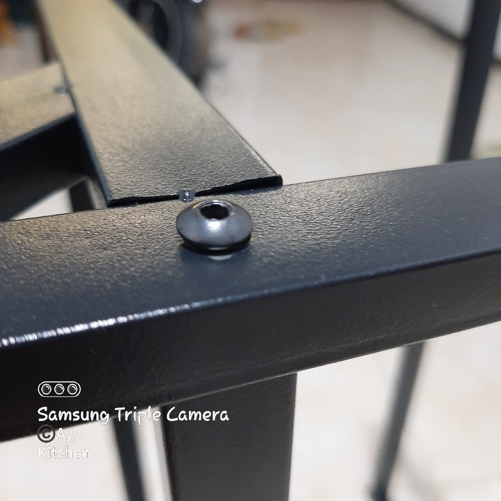 Es Rak Dapur Hitam Rak Wastafel Rak Piring Dan Peralatan Dapur 65cm