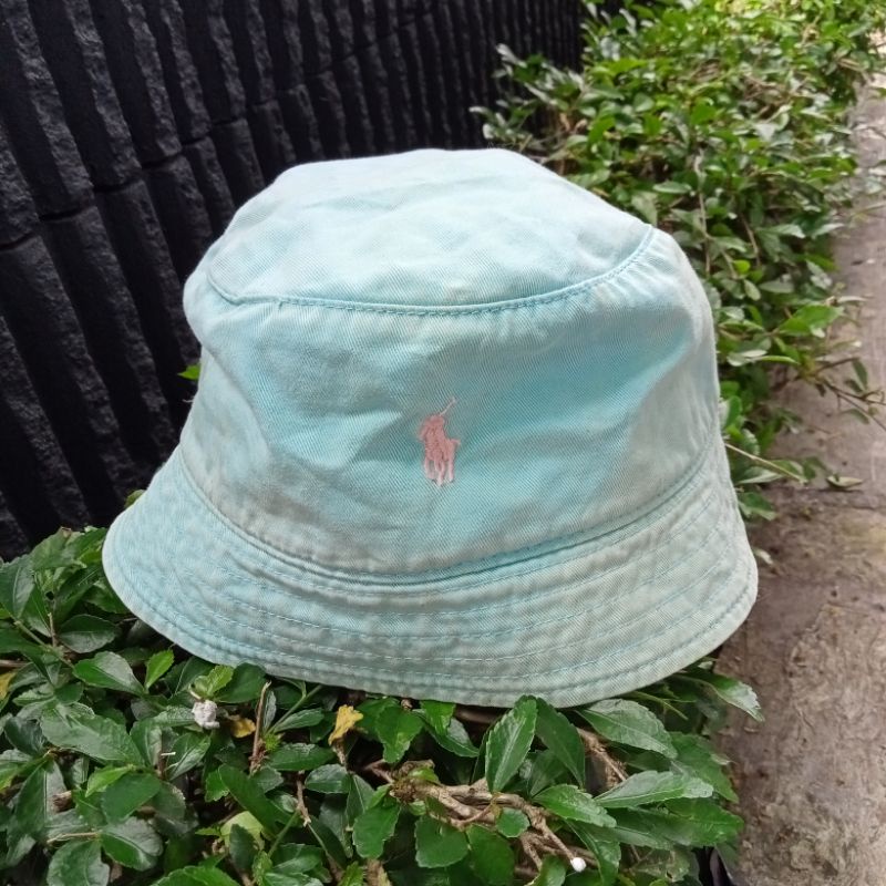 topi bucket polo Ralph Lauren second bekas preloved