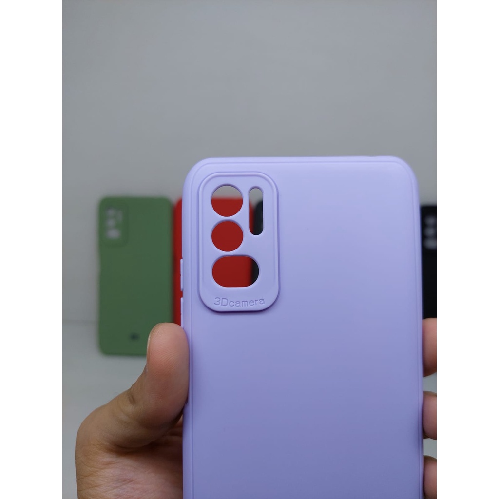 SoftCase Warna Warni Xiaomi Redmi Note 8 9 Pro 10 5G with 3D Camera Casing Candy Macaron Pelindung Kamera