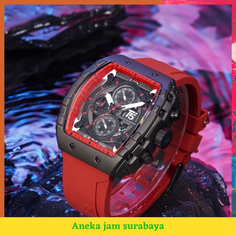[ COD ] T5 H3856 Original Chronograph Jam Tangan Pria Free Box