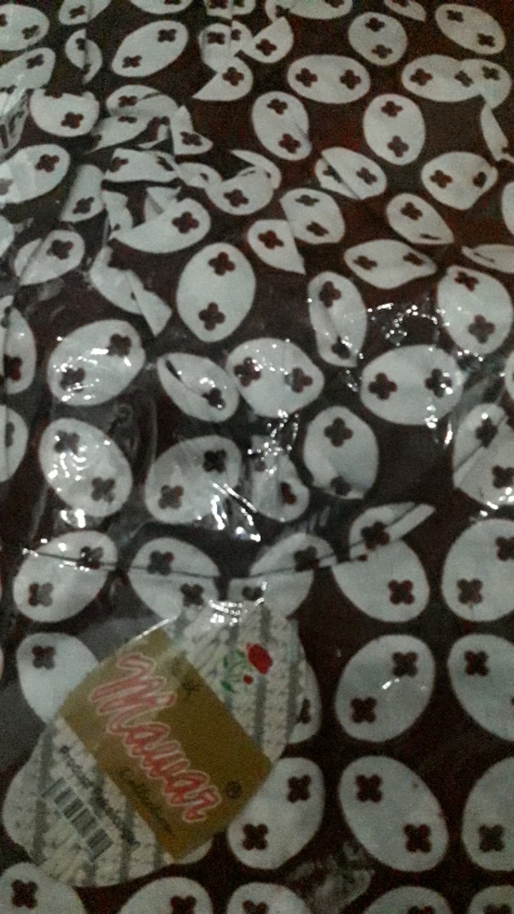 Xxxl Ld 116 Santika White Jumbo Tunik Batik Tunic Batik Big Size Seragaman Batik Kerja Besar Kantor