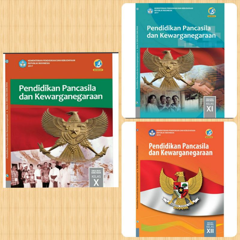 Paket Buku PPKN SMA Kelas 10, 11, 12 Kurikulum 2013 Edisi Terbaru