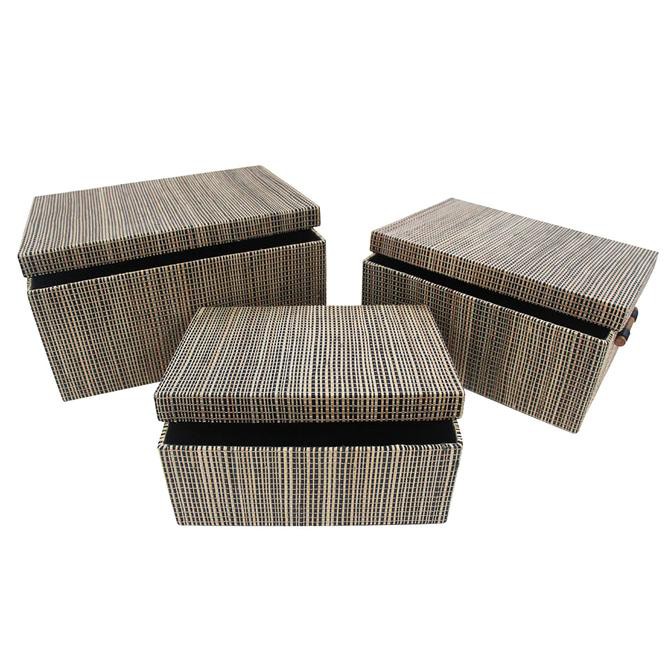 

Kotak Kado/Penyimpanan/Gift Box/Organizer Box 3 In 1 Anyaman