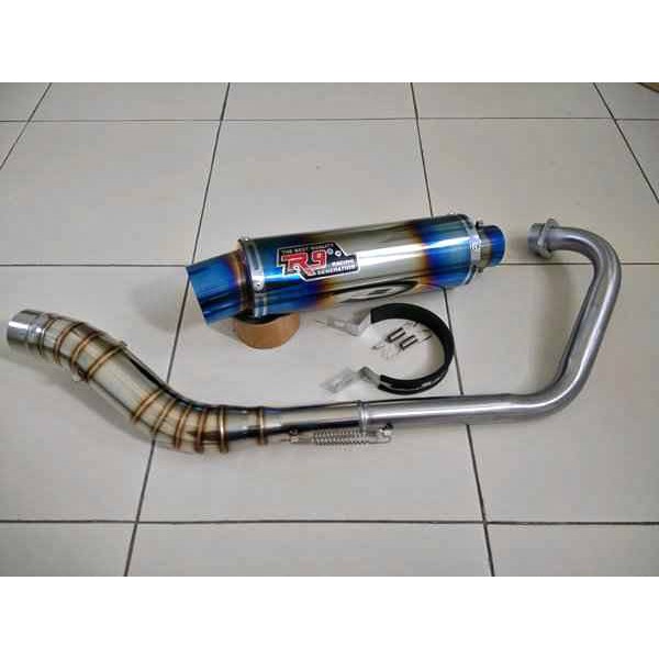 KNALPOT R9 MUGELLO FOR SATRRIA SONIC VIXION R15 CB 150 CBR 150 MX MX KING DLL
