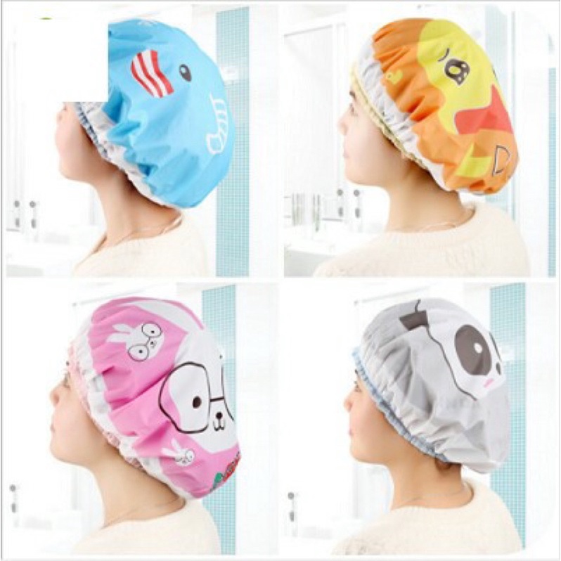 SHOWER CUP TOPI PENUTUP KEPALA SAAT MANDI