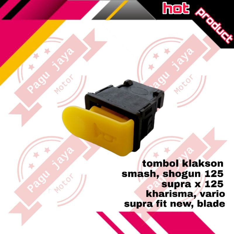 tombol klakson kharisma smash supra fit new shogun 125 vario supra x 125 blade