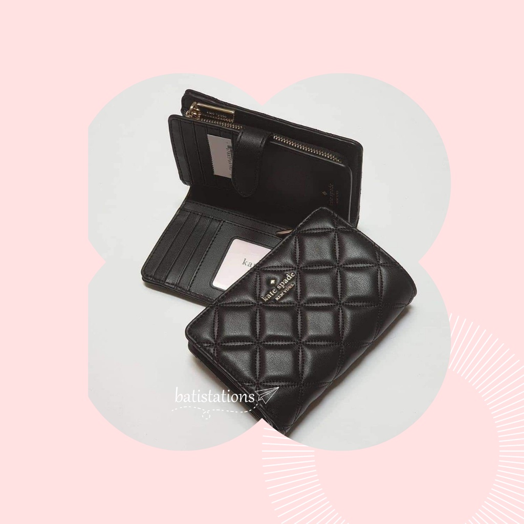 Dompet Kate Spade - Natalia Medium Black Wallet