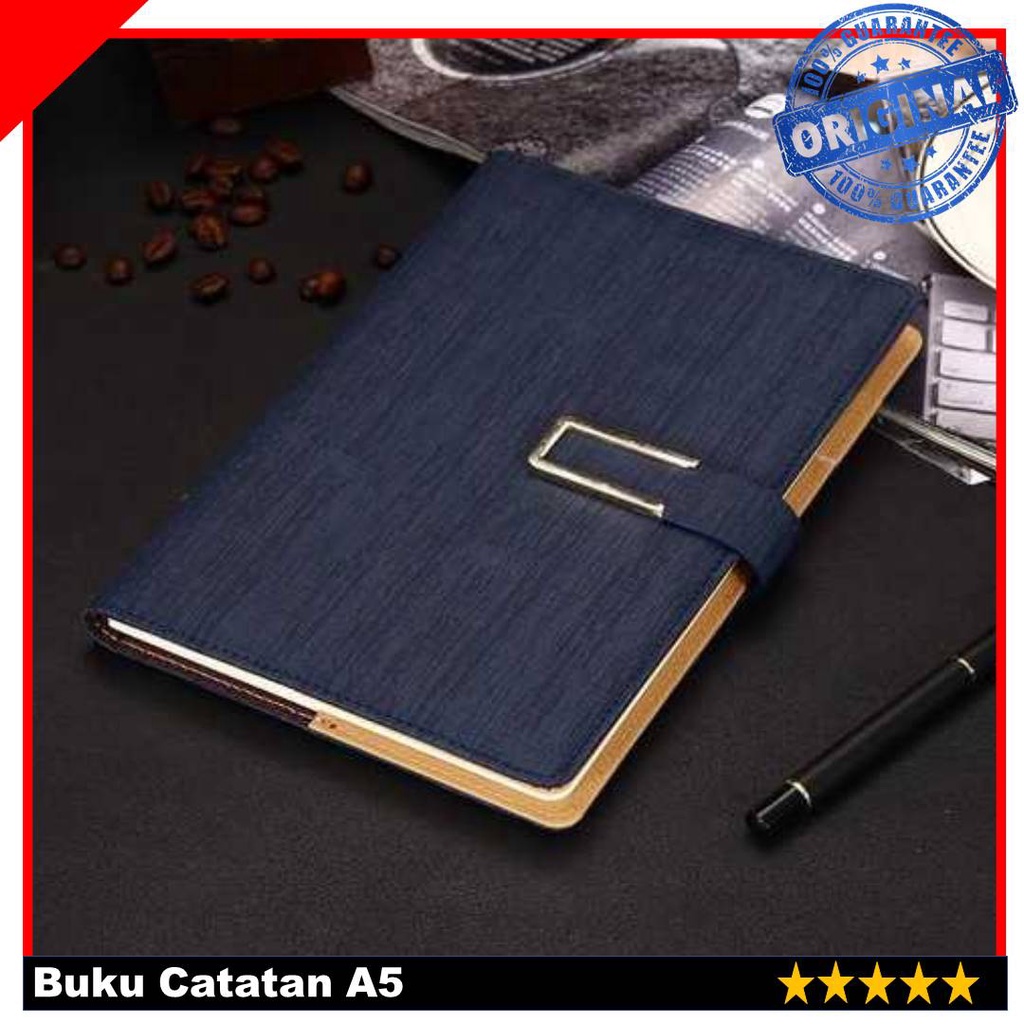 

Buku Catatan A5 Buku Diary Binder Agenda Kerja Kertas A5 dengan Cover Kulit Gaya Elegan Berkelas untuk Kerja kantor Kuliah Kampus Sekolah