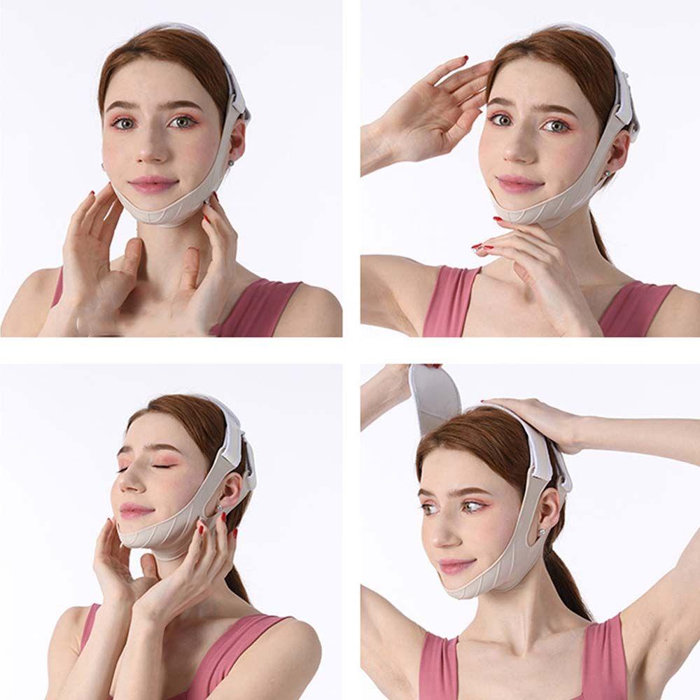 Mxbeauty Perban Pelangsing Wajah Silikon Lembut Pengangkat Dagu Leher Face Shaper Skin Care Tools Tali Pelangsing Wajah