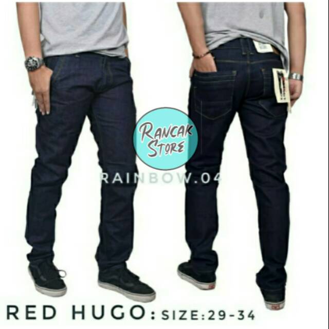 Jeans Red Hugo Pria ORIGINAL