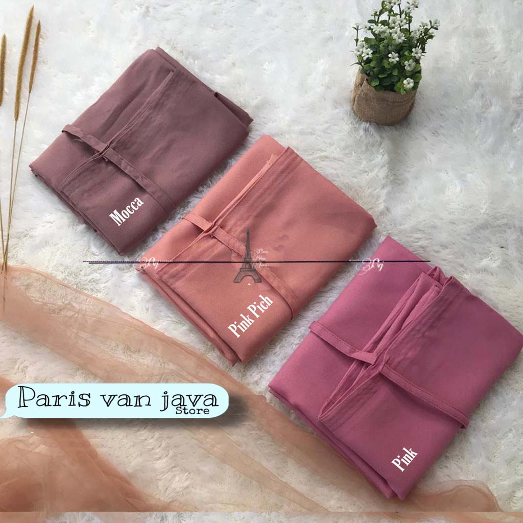 Hijab Bergo Maryam Tali Non Pad Moscrepe Jumbo(L) | Jilbab Bergo Maryam Premium | Kerudung Jumbo | Bergo Tali | Bergo Moscrepe