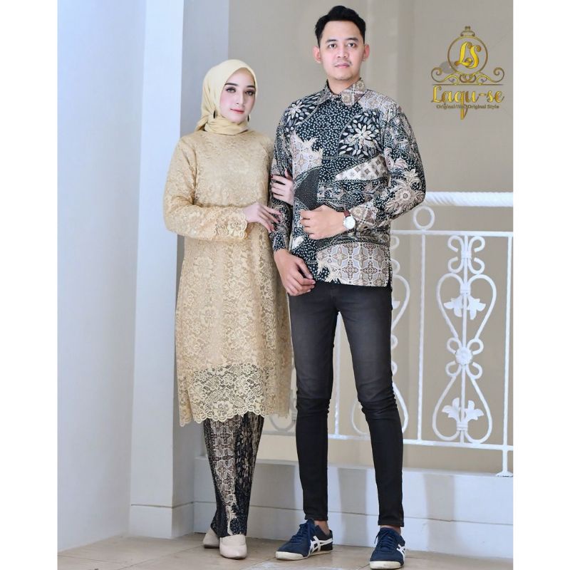 Couple Kebaya Tunik Modern / Kebaya Couple / Kebaya Modern / Baju Kebaya Couple / Kebaya Couple Tunangan / Set Kebaya Modern / Kebaya Modern Brukat / Baju Kebaya Couple Pasangan