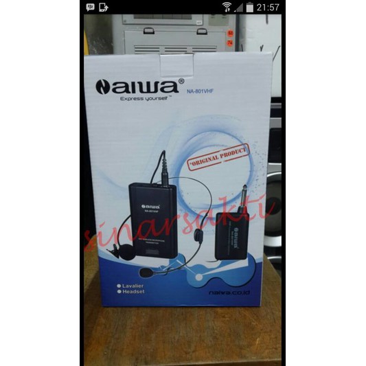 Mic wireless Aiwa NA 801 VHF ( Headset )