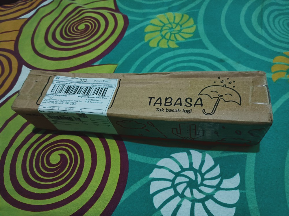 Tabasa Payung Lipat Stripes Garis Loko