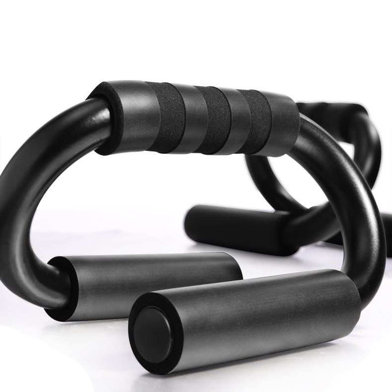 Handle Push Up Model S Gym Outdoor Murah - Hitam