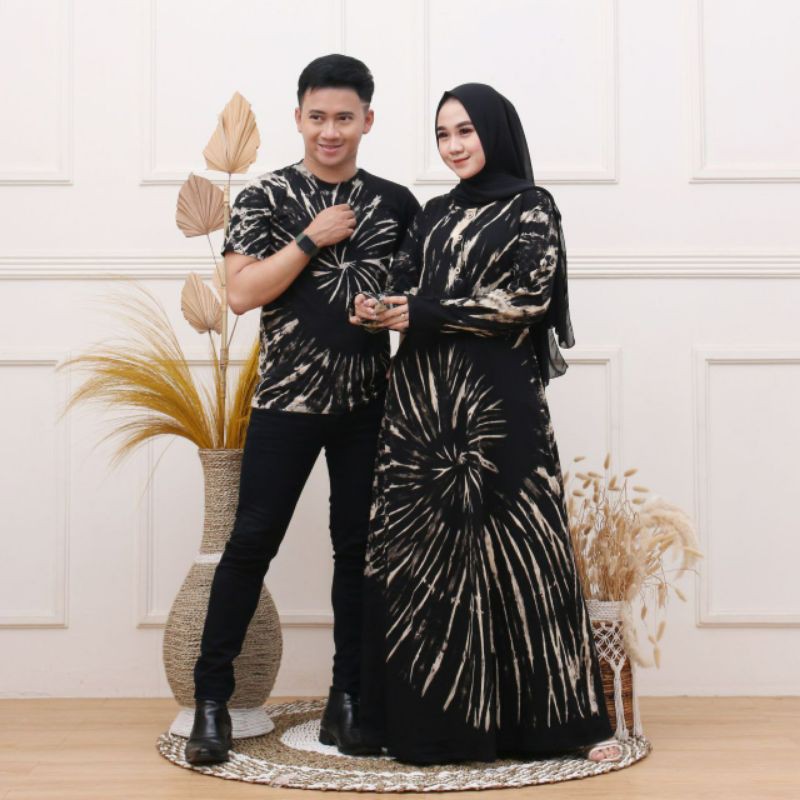 Kaos tie dye gamis tie dye kaos tie dye couple gamis tie dye couple premium motif spiral