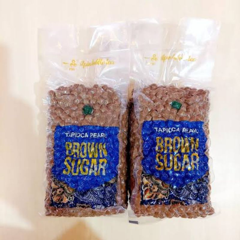 Jual boba tapioca pearl brown sugar 1kg Shopee Indonesia