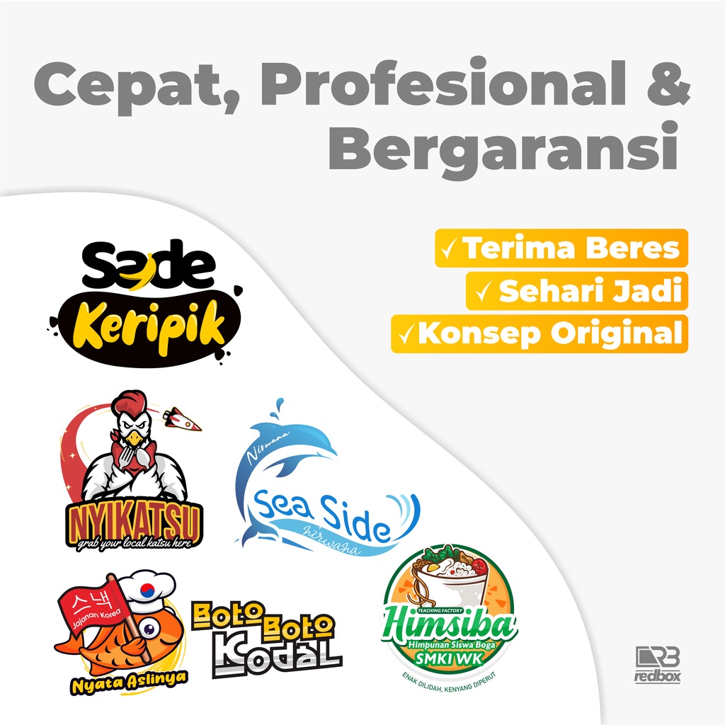 DESAIN LOGO USAHA UMKM PROFESIONAL/JASA PEMBUATAN LOGO MAKANAN PREMIUM