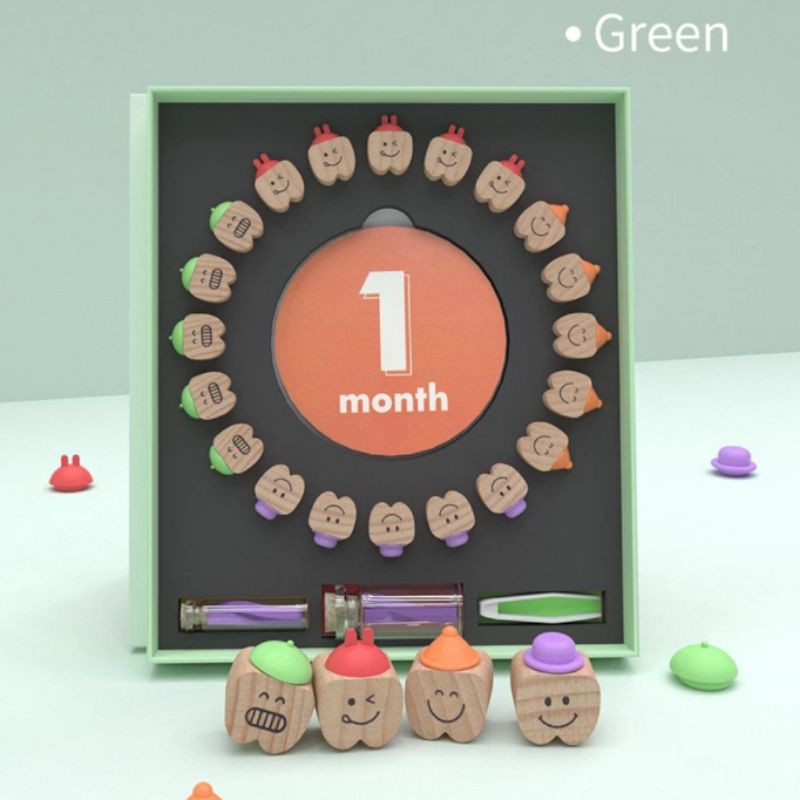 Baby Teeth / Tooth Box Keepshake / Kado Bayi / Tempat Kotak Gigi Susu Bayi Tali Pusar