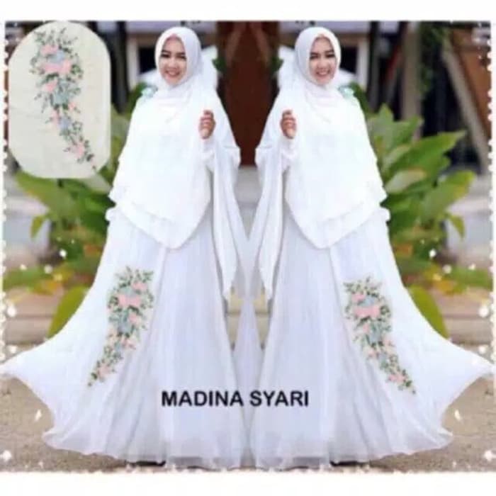 Gamis 2 In 1 Baju Gamis Wanita Terbaru Gamis Syari Kerudung Bergo