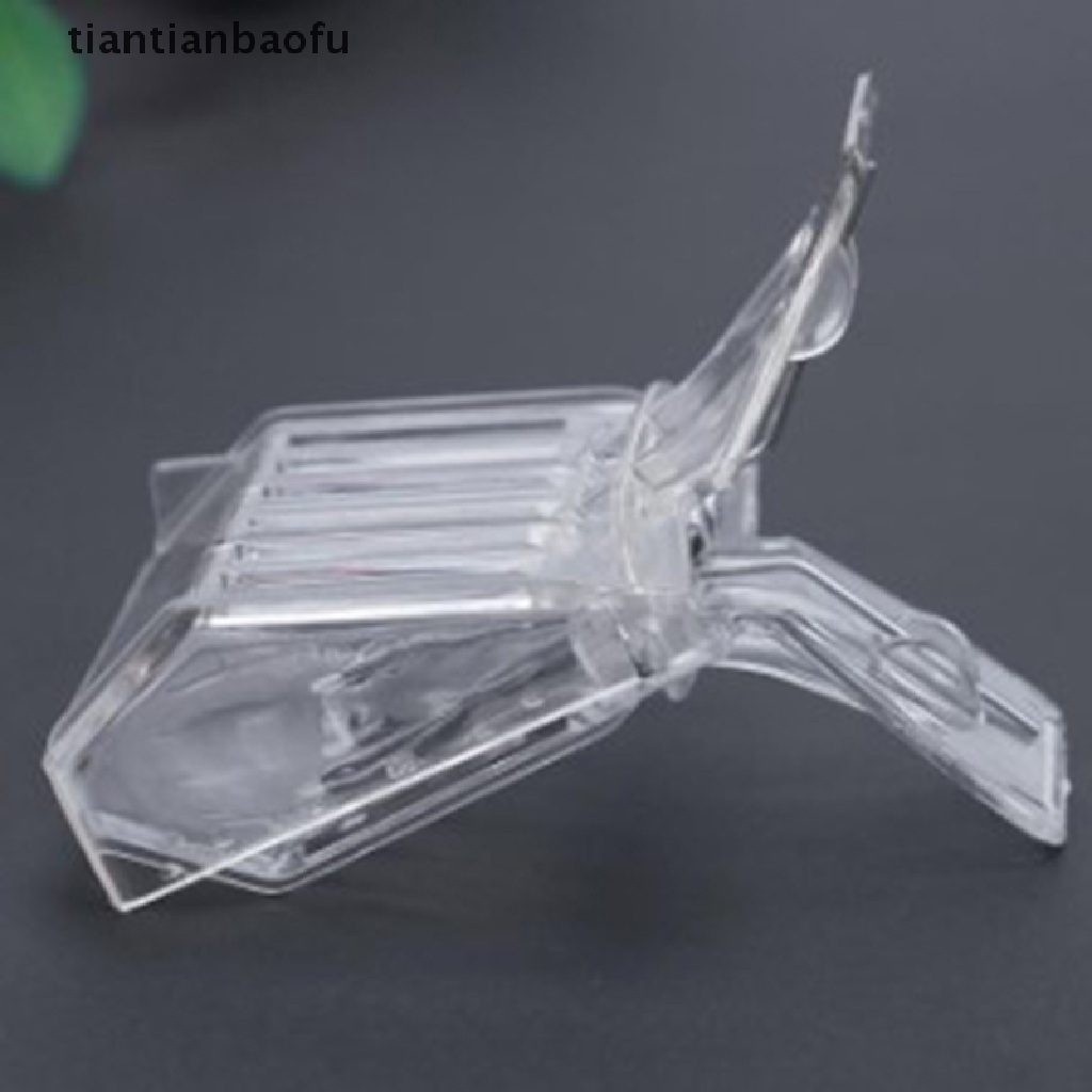 [tiantianbaofu] Bee Queen Catcher Colorless Clear Plastic Clip Cage Beekeeping Equipment Tool  Boutique