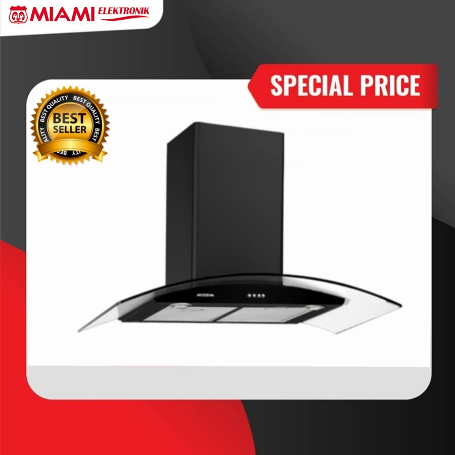 Chimney Hood Modena CX9313L / Cooker Hood Modena 90cm IMOLA CX 9313L