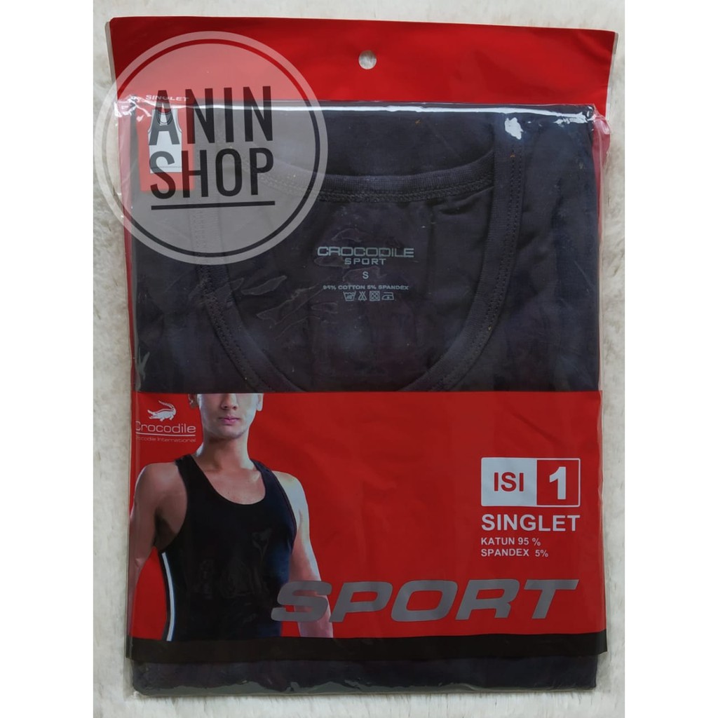 Singlet Crocodile SPORT | Tangtop Pria | Kaos dalam | crocodile | tangtop pria crocodile