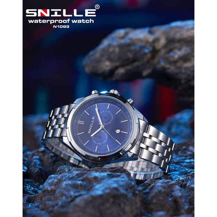 Snille Jam Tangan Rantai Wanita Unisex Original Asli Anti Air Waterproof 1093