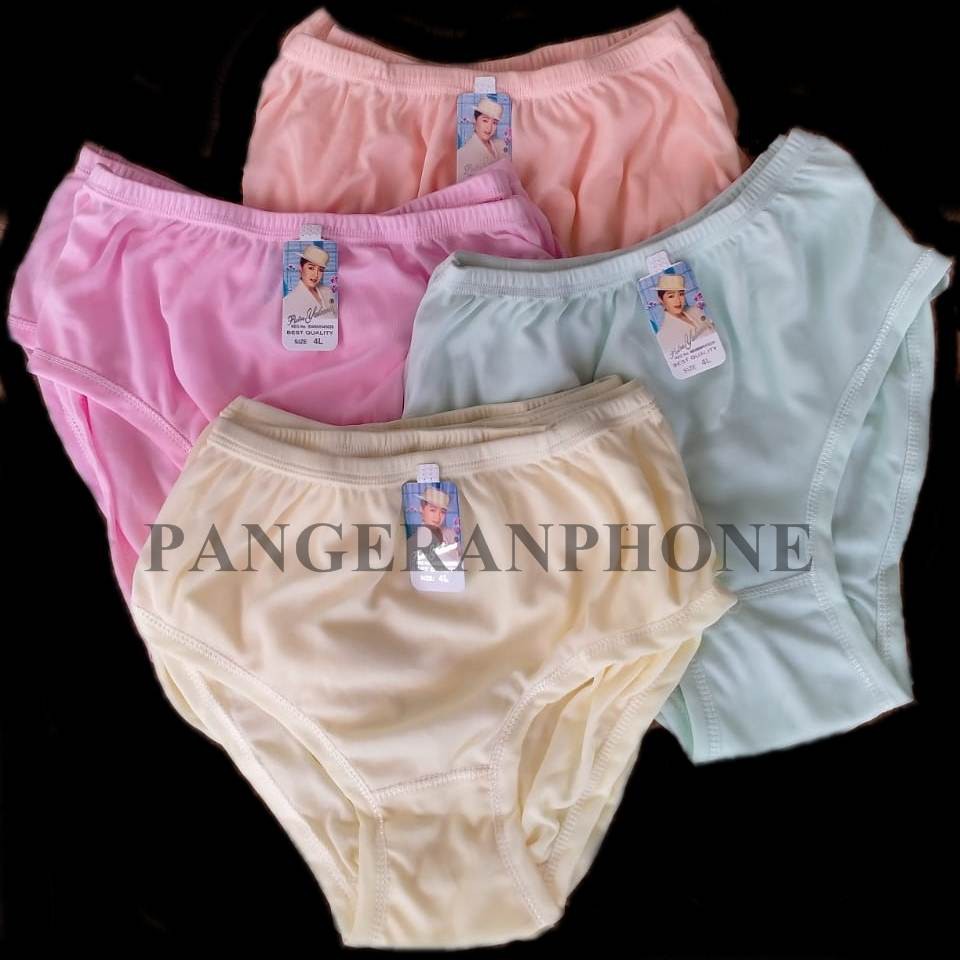 (L XL 3L 4L 5L) LUSINAN 12 PCS CELANA DALAM WANITA 1 LUSIN CD WANITA JUMBO CANGCUT MURAH PUTRI YULIANA