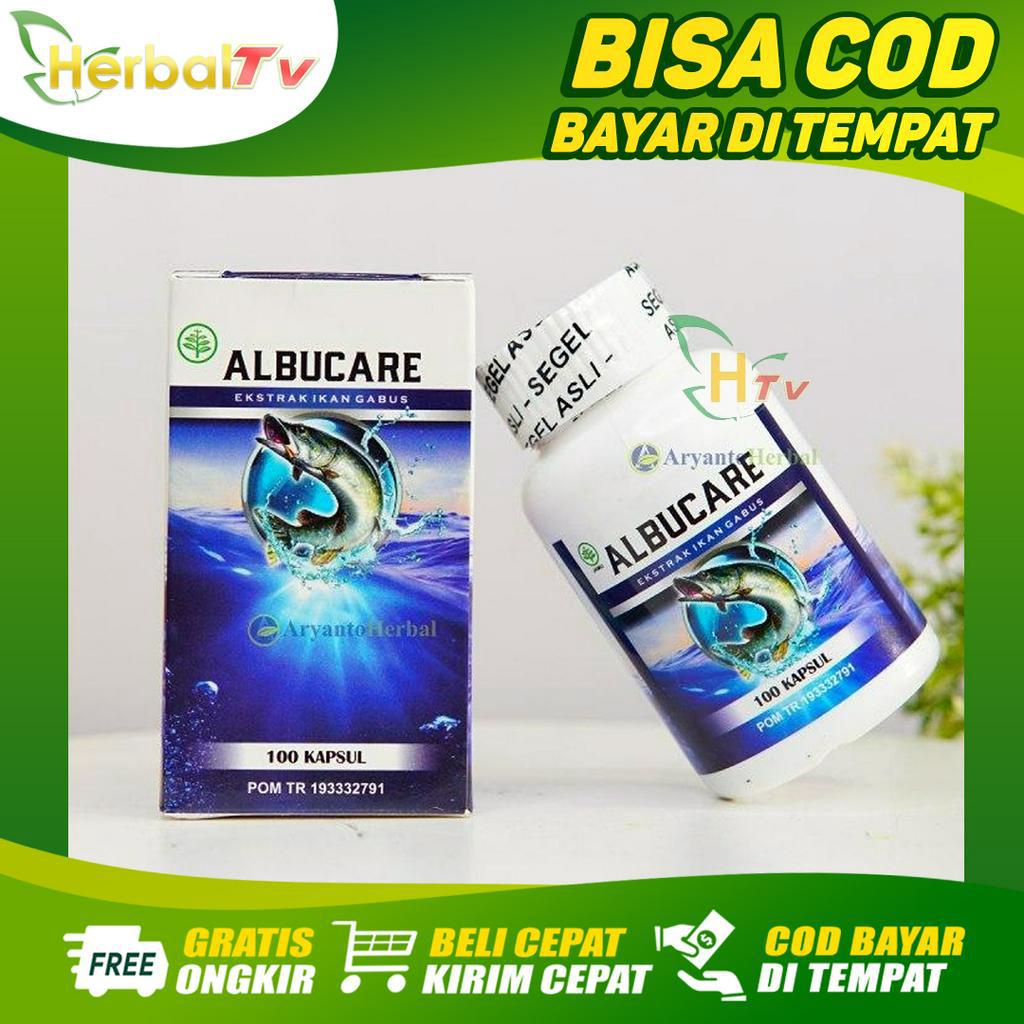 ALBUCARE KAPSUL - GABUS PREMIUM PLUS ALBUMIN - Obat Pengering Luka Diabetes Basah & Kering ampuh