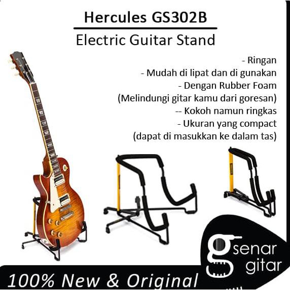 Electric Guitar Stand
 - Stand Gitar Hercules Gs302b Electric Guitar Stand Elektrik Shopee Indonesia