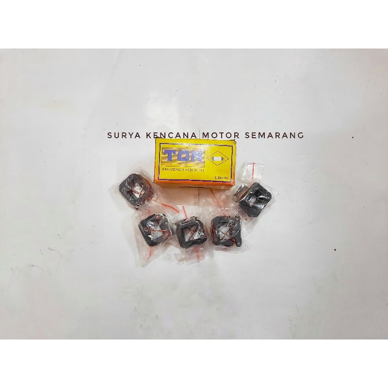 Spull spul lampu besar lampu kecil platina set komplit Vespa PX lama platina TON