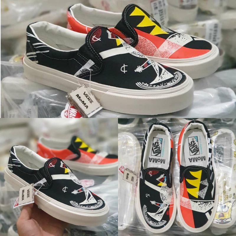 Vans Slip On X Moma Classic Vasily Kandinsky Premium BNIB Pria Wanita