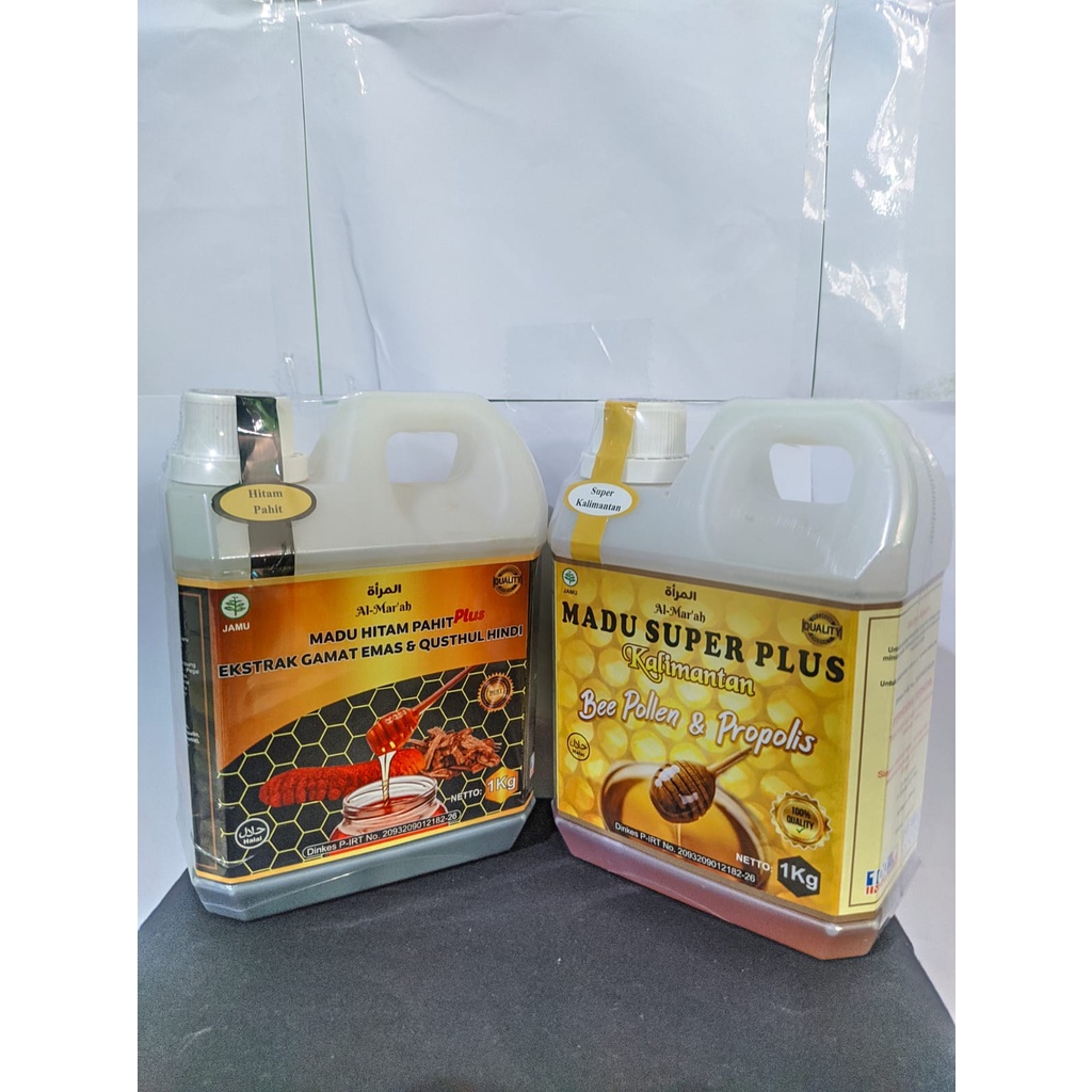 

1 BOTOL MADU SUPER KALIMANTAN DAN 1 BOTOL MADU HITAM PAHIT 1KG