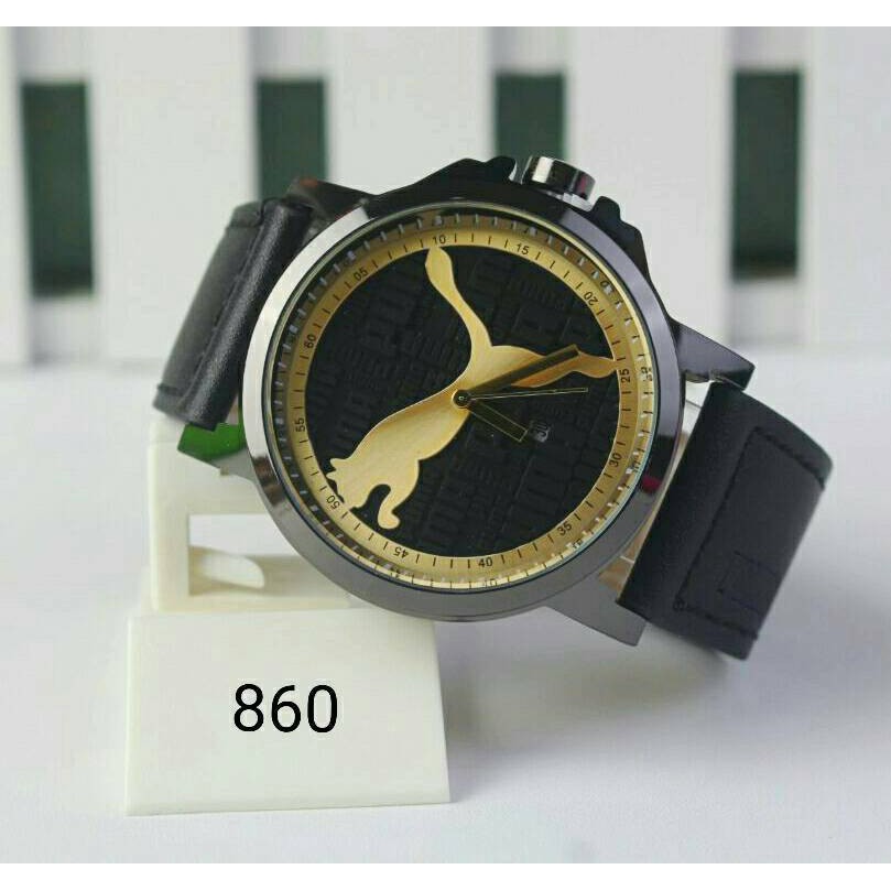 Termurah jam tangan puma pria / jtr 860 hitam gold