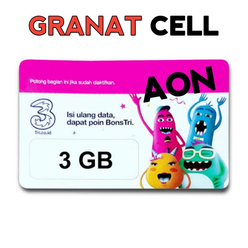 VOUCHER TRI 3 GB AON