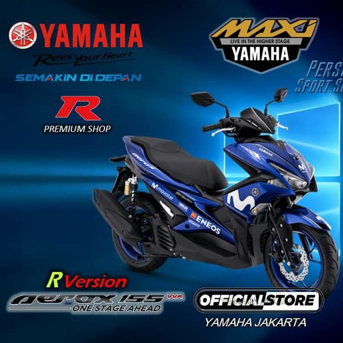 Jual Yamaha Aerox 155 Gp Movistar Shopee Indonesia