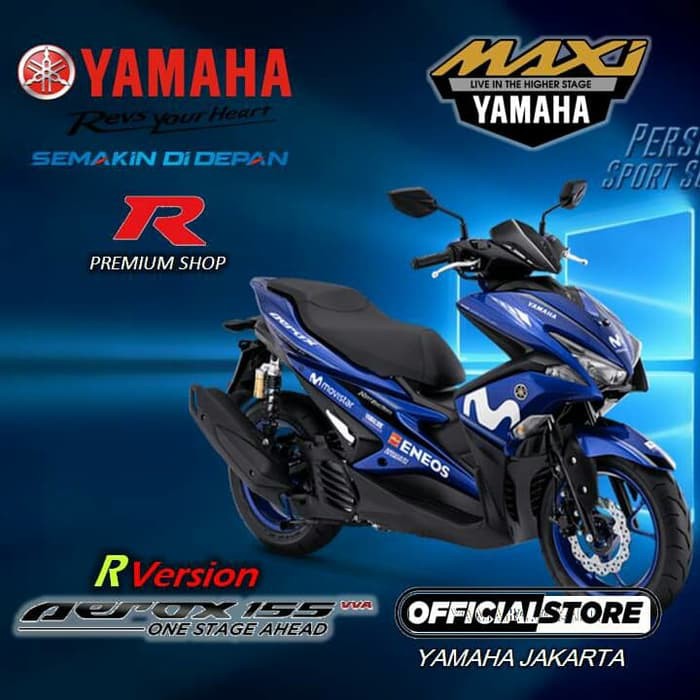 Jual Yamaha Aerox 155 Gp Movistar Shopee Indonesia