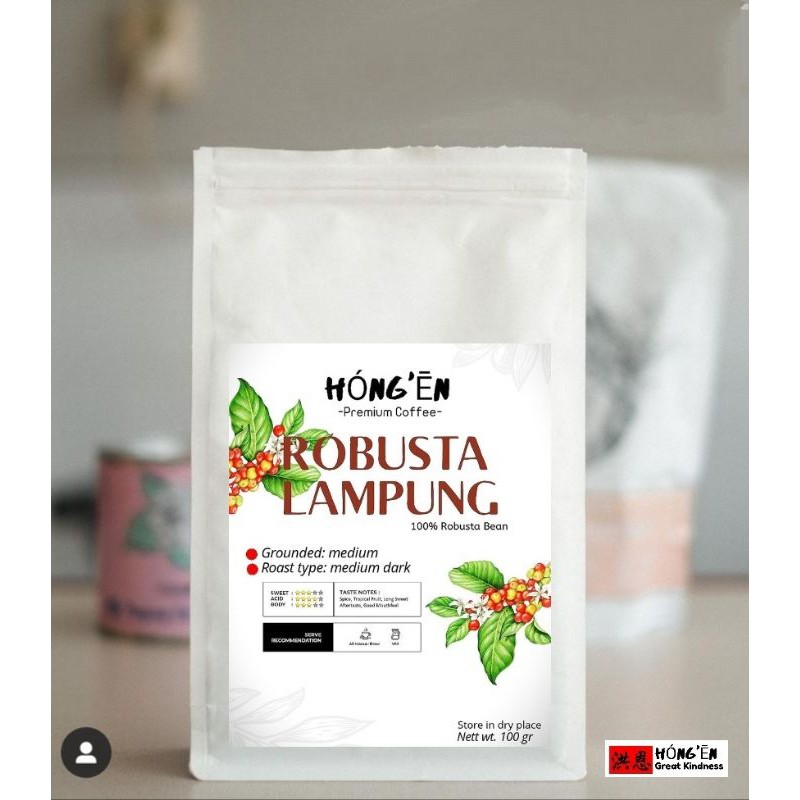 

Kopi Bubuk Robusta Lampung. Giling Sedang. 100% Asli Biji Kopi. Kemasan 100 gr