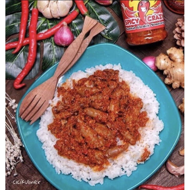 

Ready- Sambal Cumi Crazy / Sambal Cumi Rumahan / Sambal Homemade /Spicy Crazy